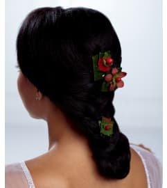 The FTD® Very Berry™ Hair Décor. An arrangement by Mystic Garden Floral.