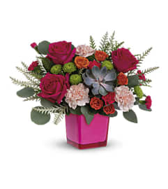 Teleflora’s Sunkissed Bouquet. An arrangement by Flowers and Pine World.