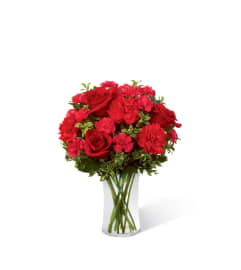 The FTD® Always True™ Bouquet- All Red. An arrangement by Mystic Garden Floral.