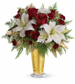 Golden Gifts by Teleflora. An arrangement by Pompano Beach Floral.