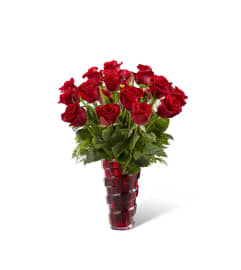The FTD® In Love with Red Roses™ Bouquet. An arrangement by Mystic Garden Floral.