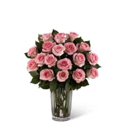 The FTD® Blush Rose Bouquet by Vera Wang. An arrangement by Flamingo Floral and Gifts.