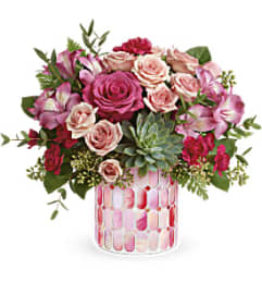 Teleflora Wild Romance Bouquet. An arrangement by Marivel's Florist and Gifts.