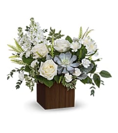 Teleflora's Just Breathe Bouquet. An arrangement by Flowers and Pine World.