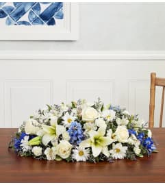 Elegant Charm™ Centerpiece. An arrangement by Lovingly Charlotte.