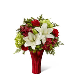 The FTD® Holiday Celebrations® Bouquet 2016. An arrangement by Mystic Garden Floral.