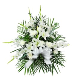 Calming Comfort™. An arrangement by Abundant Flowers and Gift Shoppe.