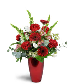 Colors of Love Vase™. An arrangement by Hialeah Flowers.