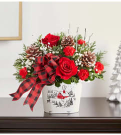 Country-side Christmas ™ Bouquet. An arrangement by 1800flowers Encinitas.