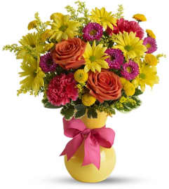 Teleflora's Hooray-diant!. An arrangement by GardeLina Flowers.