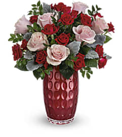 The Teleflora's Love Always Bouquet. An arrangement by Marivel's Florist and Gifts.