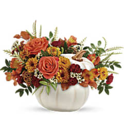 Teleflora's Enchanted Harvest Bouquet. An arrangement by Pompano Beach Floral.