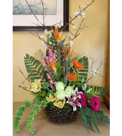 Floral Explosion. An arrangement by Ditmars Flower Shop.
