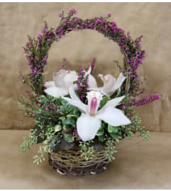 Heart to Heart. An arrangement by The Windsor Florist.