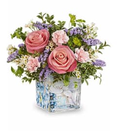 The Teleflora's Whispers of Grace Bouquet. An arrangement by Marivel's Florist and Gifts.