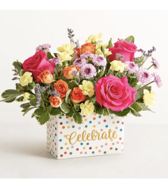 Celebrate The Day Flower Bouquet™. An arrangement by Lovingly Charlotte.
