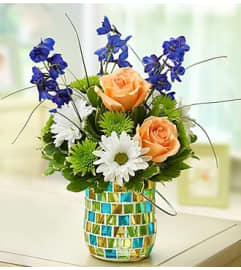 Seashore Glow™. An arrangement by Blessing and Blooms Florist.