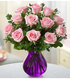 Rose Romance™ - Pink. An arrangement by Blessing and Blooms Florist.