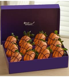 Most Valuable Berries™ Basketball. An arrangement by Garden of Eden Floral.