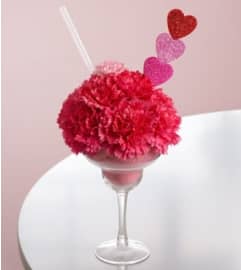 Love Potion with Hearts. An arrangement by Blessing and Blooms Florist.