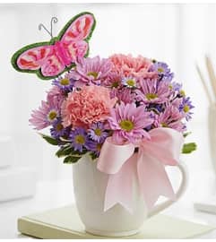 Cafe Bouquet for Spring. An arrangement by Blessing and Blooms Florist.