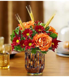 Amber Waves™ for Autumn. An arrangement by Blessing and Blooms Florist.