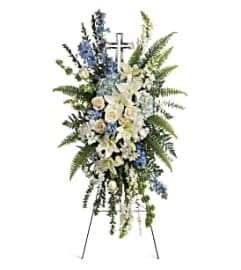 Teleflora's Eternal Grace Spray. An arrangement by Margaret's Florist.