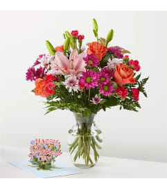 The Eternal Bond Gift Set. An arrangement by Country Cousins Flower Shop.