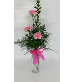 The Pink Carnation Vase. An arrangement by Idaho Flower Company.
