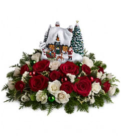 Thomas Kinkade Santa's Workshop by Teleflora. An arrangement by Devine Orchid. Thomas Kinkade Santa's Workshop by Teleflora. An arrangement by Devine Orchid.
