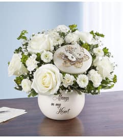 Always in my Heart™ White. An arrangement by Garden of Eden Floral.