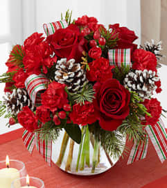 The FTD® Christmas Peace™ Bouquet. An arrangement by Flamingo Floral and Gifts.
