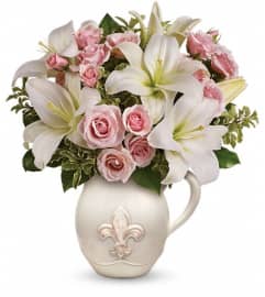 Teleflora's Fleur-de-Love Bouquet. An arrangement by Pompano Beach Floral.