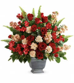 Teleflora's Bold Tribute Bouquet. An arrangement by Pompano Beach Floral.