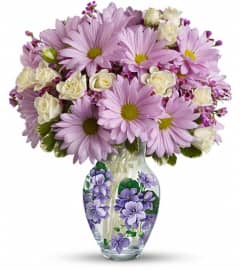 Teleflora's Very Violet Bouquet. An arrangement by Devine Orchid.