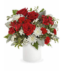 The Teleflora's Lush Love Bouquet. An arrangement by Marivel's Florist and Gifts.