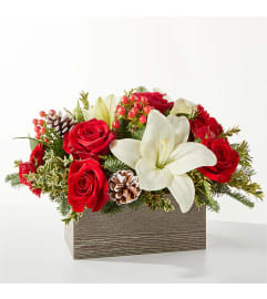 Snowy Wonderland Bouquet. An arrangement by Pierson's Flower Shop and Greenhouses.