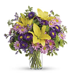 The Teleflora's Fresh And Fabulous Bouquet. An arrangement by Marivel's Florist and Gifts.