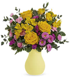 Teleflora's Happy As Can Be Bouquet. An arrangement by Flower Trends Florists.
