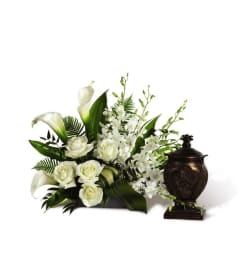 The FTD® At Peace™ Arrangement. An arrangement by Mystic Garden Floral.