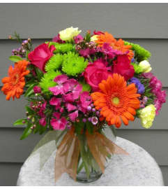 Happiness in Lime. An arrangement by Flower Lane.