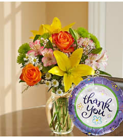 Fields of Europe™ Thank You. An arrangement by Blessing and Blooms Florist.