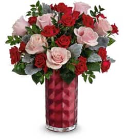 Teleflora's A Love Prism Bouquet. An arrangement by Marivel's Florist and Gifts.