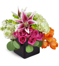 Vibrant Delight™. An arrangement by Erika's Flowers.