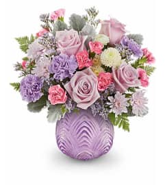The Teleflora's Dreamy Blooms Bouquet. An arrangement by Marivel's Florist and Gifts.