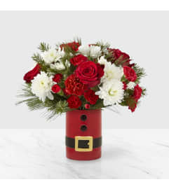 The FTD® Let's Be Jolly™ Bouquet. An arrangement by Country Cousins Flower Shop.