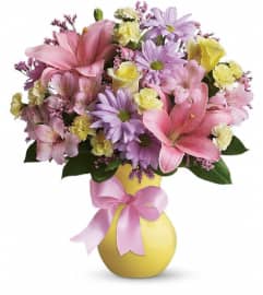 Teleflora's Simply Sweet. An arrangement by Pompano Beach Floral.
