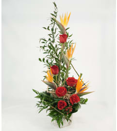Autumn Elegance. An arrangement by Flower Fantasy Inc..