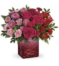 Teleflora's Breathtaking Ombre Arrangement. An arrangement by Artistic Way Flowers.