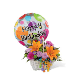 The FTD® Happy Blooms™ Basket. An arrangement by Grower Direct Acadia.